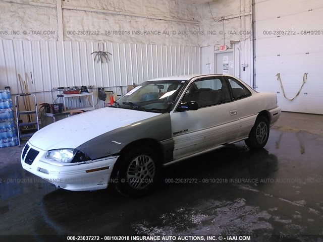 1G2NE153XRM580397 - 1994 PONTIAC GRAND AM SE WHITE photo 2