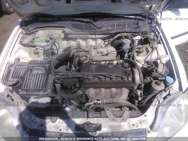 1HGEN1643XL000155 - 1999 HONDA CIVIC GX WHITE photo 10