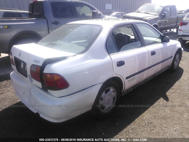 1HGEN1643XL000155 - 1999 HONDA CIVIC GX WHITE photo 4