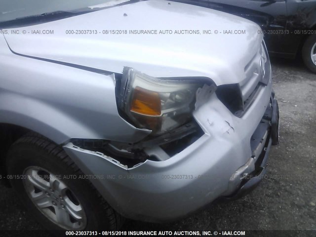 5FNYF18258B047762 - 2008 HONDA PILOT VP SILVER photo 6