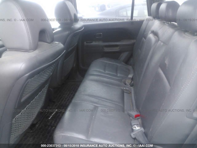 5FNYF18258B047762 - 2008 HONDA PILOT VP SILVER photo 8