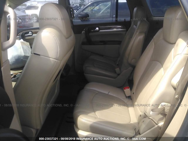 5GAEV23738J135394 - 2008 BUICK ENCLAVE CXL GRAY photo 8