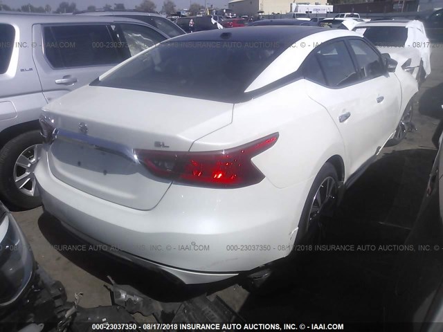 1N4AA6AP0JC366787 - 2018 NISSAN MAXIMA 3.5S/SV/SL/SR/PLAT WHITE photo 4