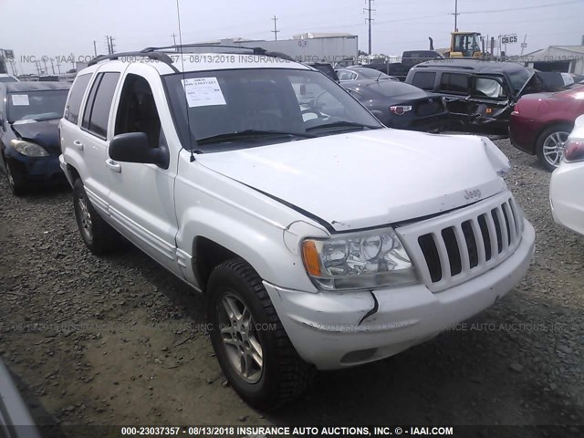 1J4GW68N4XC636231 - 1999 JEEP GRAND CHEROKEE LIMITED WHITE photo 1