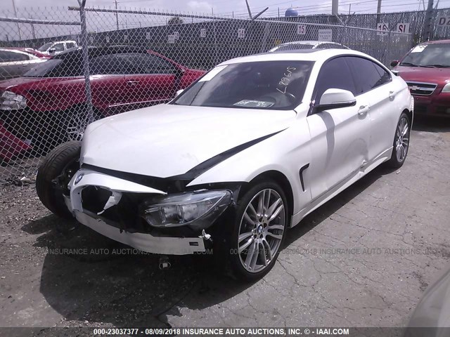 WBA4A9C55GGL89615 - 2016 BMW 428 I/GRAN COUPE/SULEV WHITE photo 2