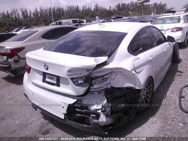 WBA4A9C55GGL89615 - 2016 BMW 428 I/GRAN COUPE/SULEV WHITE photo 4