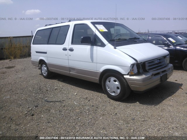 1FMDA31X2SZC17829 - 1995 FORD AEROSTAR WHITE photo 1