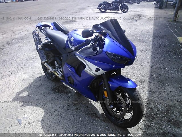 JYARJ06E74A014786 - 2004 YAMAHA YZFR6 L BLUE photo 1