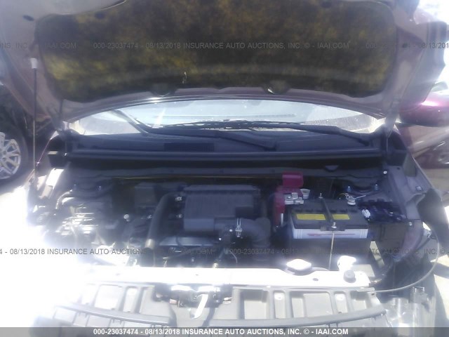 ML32F3FJ3JHF10571 - 2018 MITSUBISHI MIRAGE G4 ES Бордовый фото 10