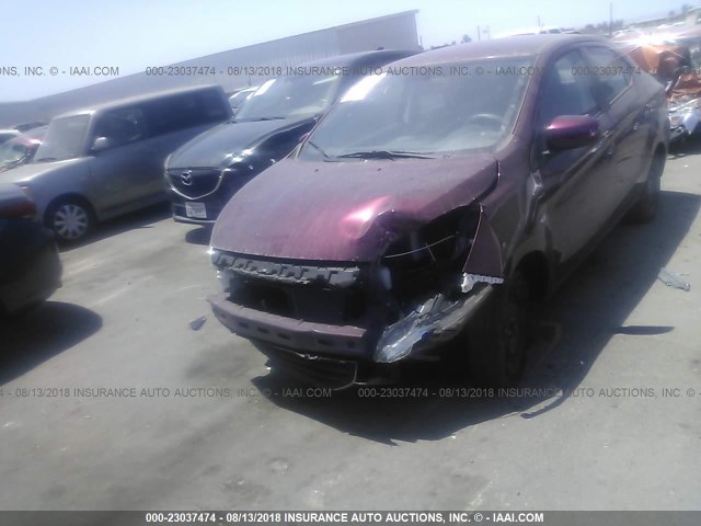 ML32F3FJ3JHF10571 - 2018 MITSUBISHI MIRAGE G4 ES Бордовый фото 6