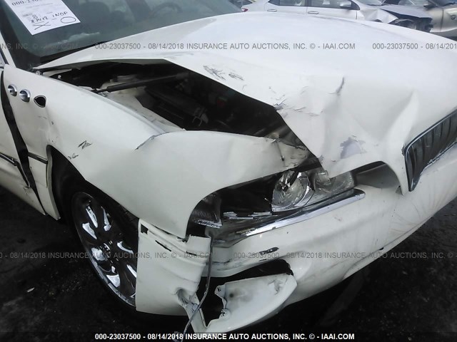 1G4CU541644118548 - 2004 BUICK PARK AVENUE ULTRA WHITE photo 6