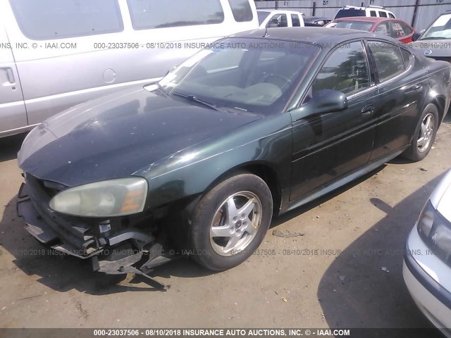 2G2WS522841164546 - 2004 PONTIAC GRAND PRIX GT2 GREEN photo 2