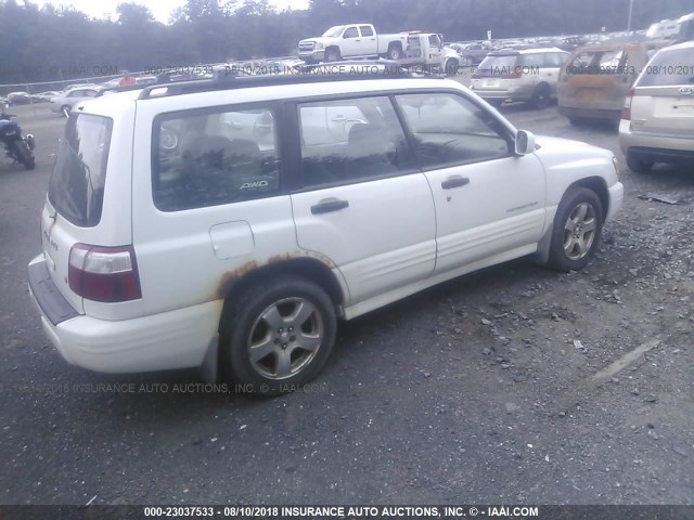 JF1SF65661H733038 - 2001 SUBARU FORESTER S 白色 照片 4