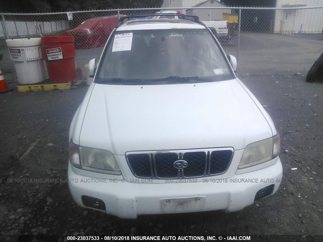 JF1SF65661H733038 - 2001 SUBARU FORESTER S 白色 照片 6