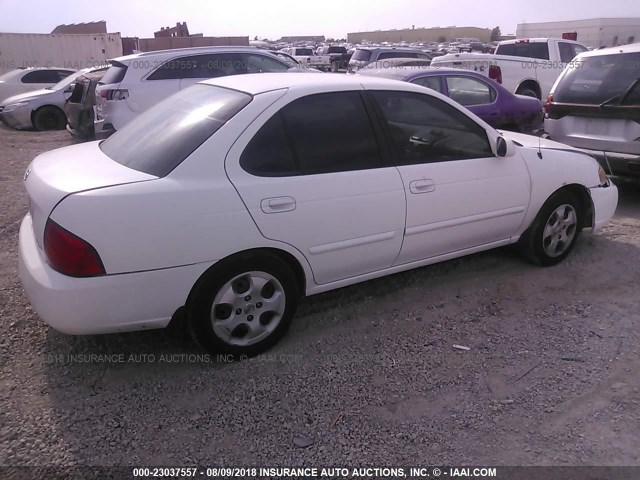 3N1CB51A15L484155 - 2005 NISSAN SENTRA 1.8S WHITE photo 4