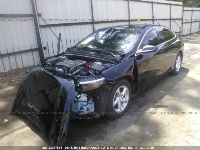 1G1ZB5ST5HF238854 - 2017 CHEVROLET MALIBU LS 黑色 照片 2