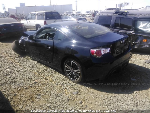 JF1ZNAA11D2707727 - 2013 TOYOTA SCION FR-S BLACK photo 3