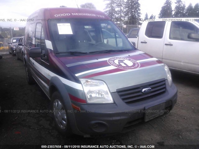 NM0KS9AN0AT033577 - 2010 FORD TRANSIT CONNECT XL RED photo 1