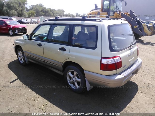 JF1SF655X1H757690 - 2001 SUBARU FORESTER S 香槟色 照片 3