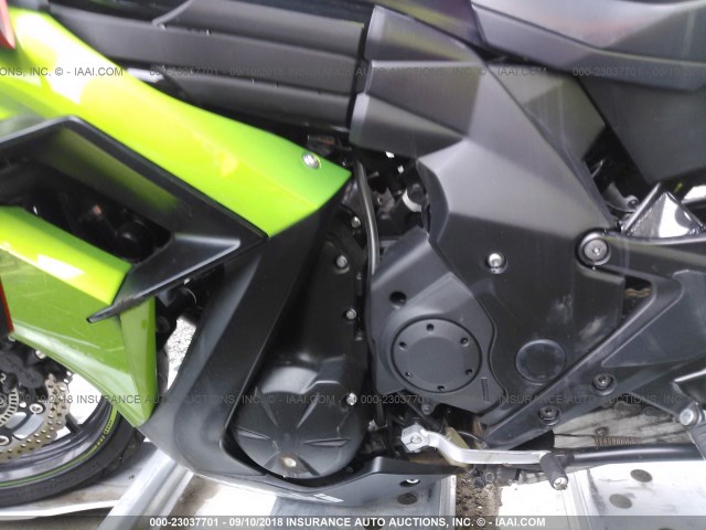 JKAEXEF15EDA13936 - 2014 KAWASAKI EX650 F GREEN photo 9