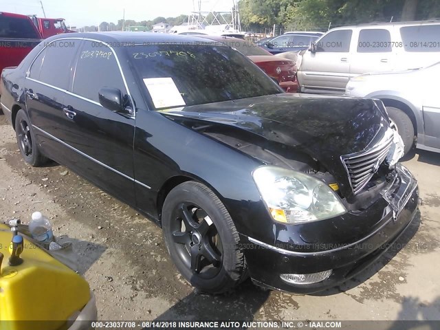 JTHBN30F930097430 - 2003 LEXUS LS 430 BLACK photo 1