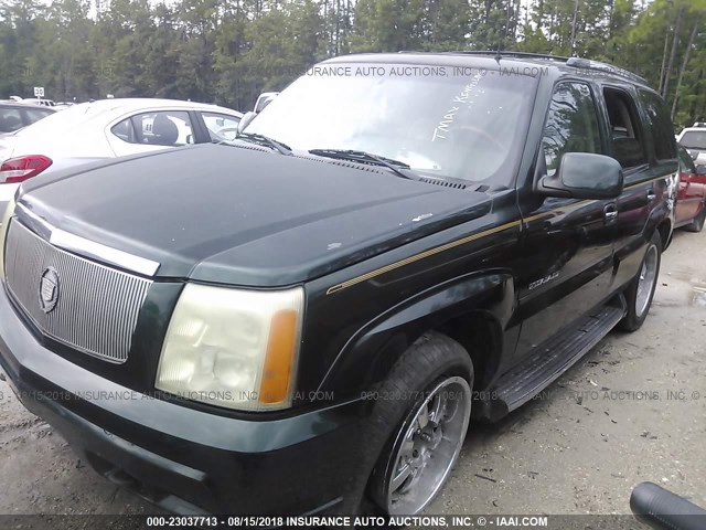 1GYEC63T42R164785 - 2002 CADILLAC ESCALADE LUXURY Grün Foto 2
