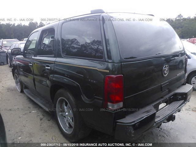 1GYEC63T42R164785 - 2002 CADILLAC ESCALADE LUXURY GREEN photo 3