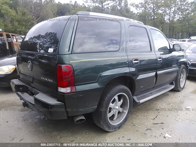 1GYEC63T42R164785 - 2002 CADILLAC ESCALADE LUXURY Grün Foto 4