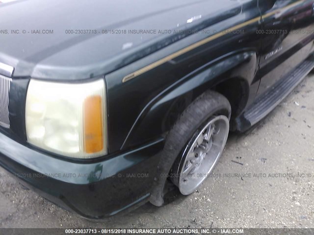 1GYEC63T42R164785 - 2002 CADILLAC ESCALADE LUXURY GREEN photo 6