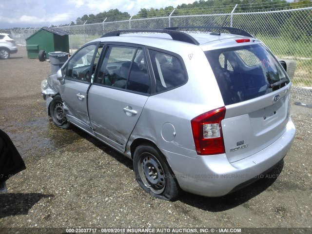 KNAFG528497235315 - 2009 KIA RONDO LX/EX SILVER photo 3