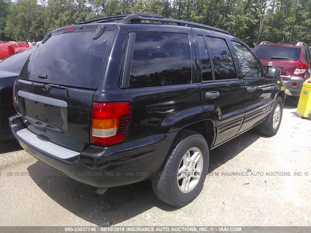 1J4GX48S74C412342 - 2004 JEEP GRAND CHEROKEE LAREDO/COLUMBIA/FREEDOM 黑色 照片 4