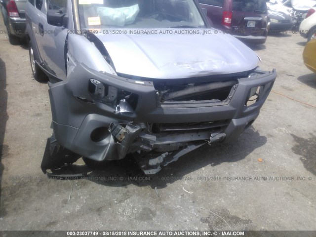 5J6YH28544L000637 - 2004 HONDA ELEMENT EX SILVER photo 6