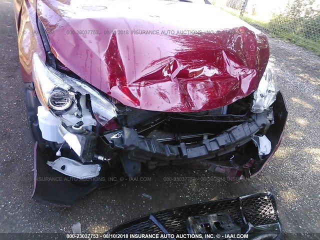 4T1BF1FK9GU526504 - 2016 TOYOTA CAMRY LE/XLE/SE/XSE RED photo 6