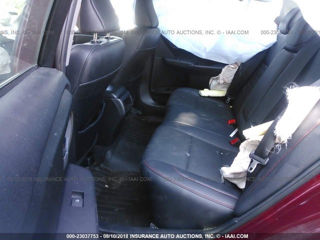 4T1BF1FK9GU526504 - 2016 TOYOTA CAMRY LE/XLE/SE/XSE RED photo 8