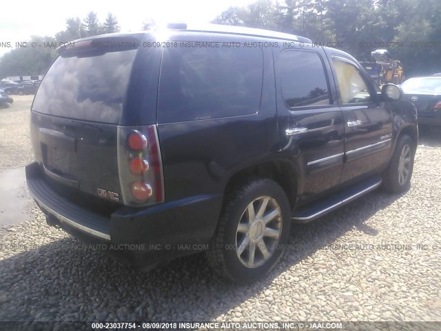 1GKFK63857J372273 - 2007 GMC YUKON DENALI BLACK photo 4