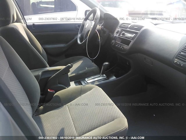 2HGES16384H545566 - 2004 HONDA CIVIC DX VP Gümüş foto 5