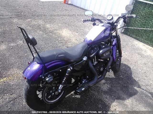 1HD4LE211EC409530 - 2014 HARLEY-DAVIDSON XL883 IRON 883 PURPLE photo 4