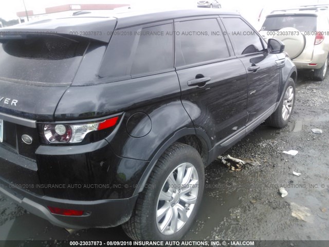 SALVN2BG0FH012164 - 2015 LAND ROVER RANGE ROVER EVOQUE BLACK photo 4