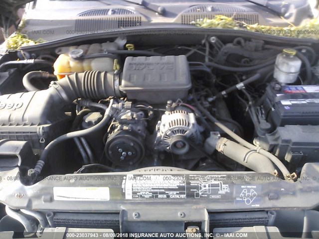 1J4GL48K13W725962 - 2003 JEEP LIBERTY SPORT/FREEDOM შავი ფოტო 10