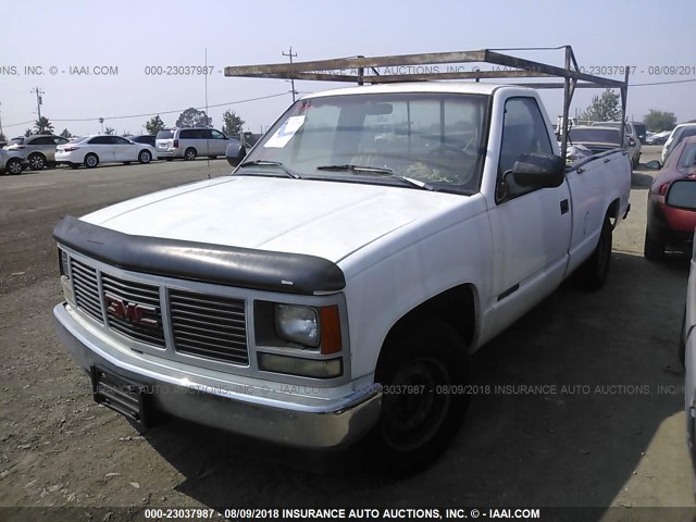 1GTDC14Z6KE534830 - 1989 GMC SIERRA C1500 WHITE photo 2