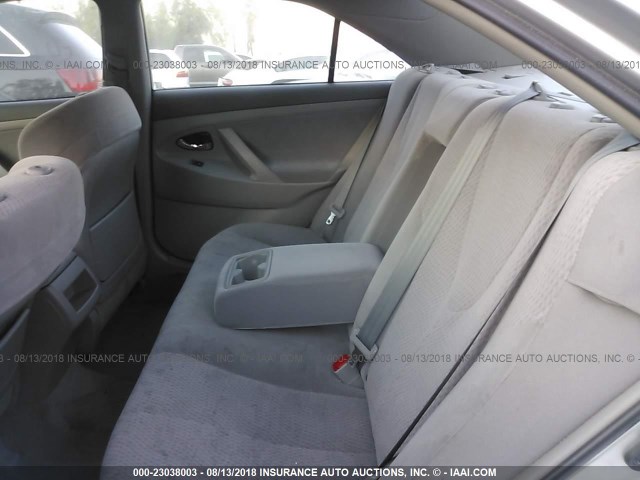 4T4BF3EK6BR166832 - 2011 TOYOTA CAMRY SE/LE/XLE SILVER photo 8