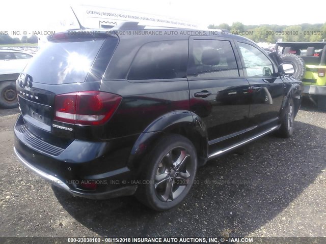 3C4PDDGG6FT675862 - 2015 DODGE JOURNEY CROSSROAD BLACK photo 4