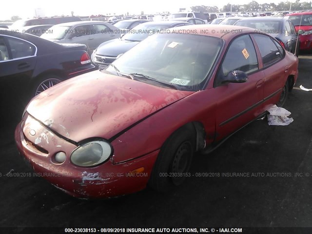 1FALP51U5TG256658 - 1996 FORD TAURUS G RED photo 2