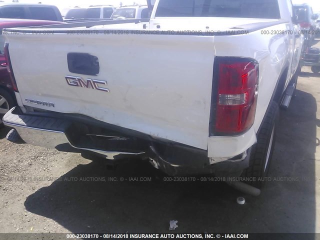 1GTN1TEH6EZ391659 - 2014 GMC SIERRA C1500 WHITE photo 6