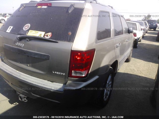 1J8GR48K95C707081 - 2005 JEEP GRAND CHEROKEE LAREDO/COLUMBIA/FREEDOM 灰色 照片 4