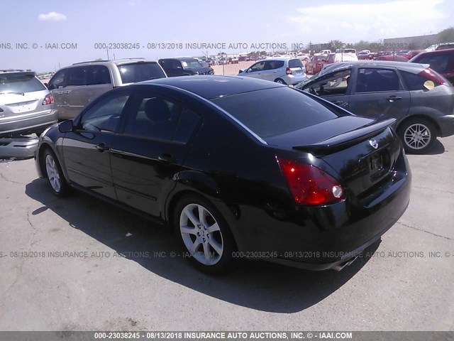 1N4BA41E17C839015 - 2007 NISSAN MAXIMA SE/SL BLACK photo 3