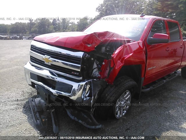 1GC1KVEG5HF101691 - 2017 CHEVROLET SILVERADO K2500 HEAVY DUTY LT RED photo 6