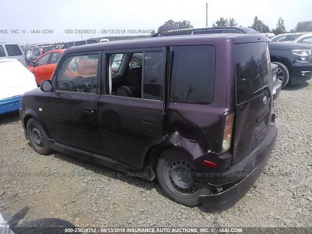 JTLKT324550208226 - 2005 TOYOTA SCION XB იასამნისფერი ფოტო 3