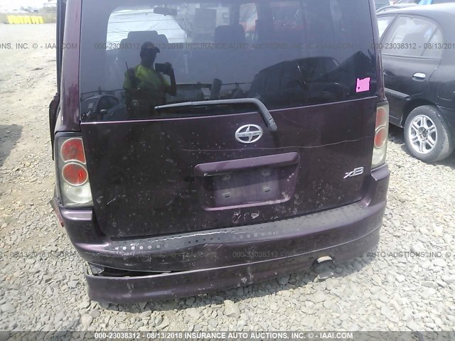 JTLKT324550208226 - 2005 TOYOTA SCION XB იასამნისფერი ფოტო 6