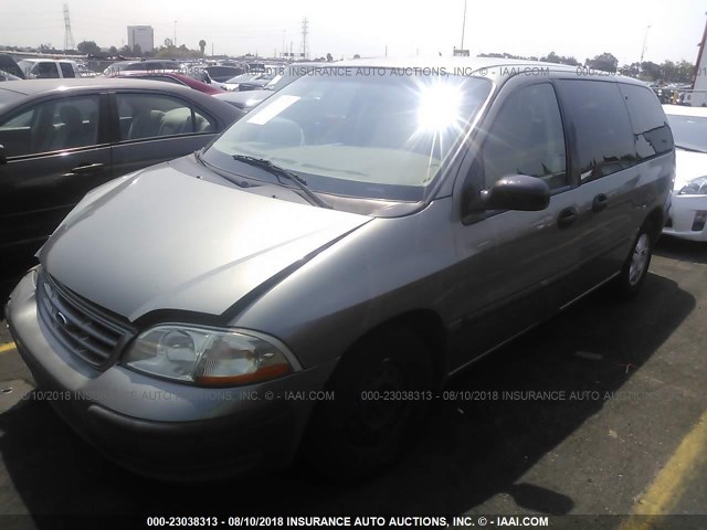 2FMZA5143YBA65921 - 2000 FORD WINDSTAR LX GREEN photo 2